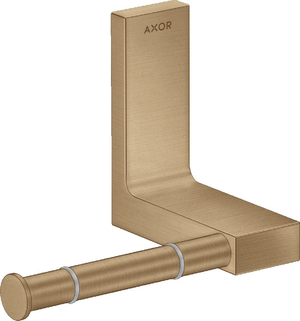 Axor Universal Rectangular Uchwyt na papier toaletowy brąz szczotkowany 42656140