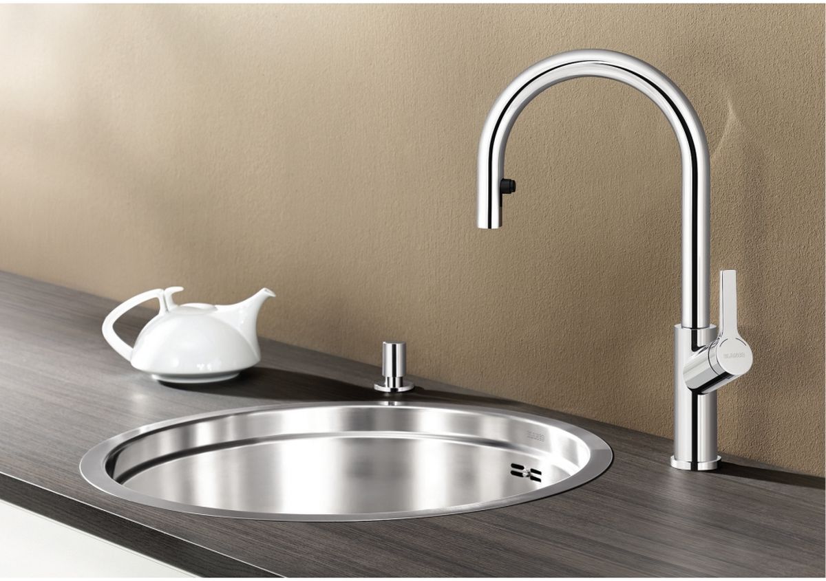 Blanco Carena-S Vario bateria kuchenna stojąca chrom 521356