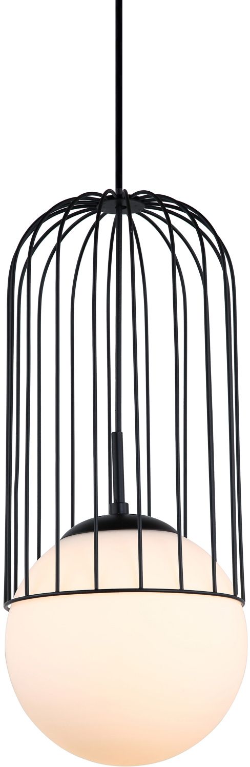 Italux Matty lampa wisząca 1x40 W czarna MDM-3940/1BK