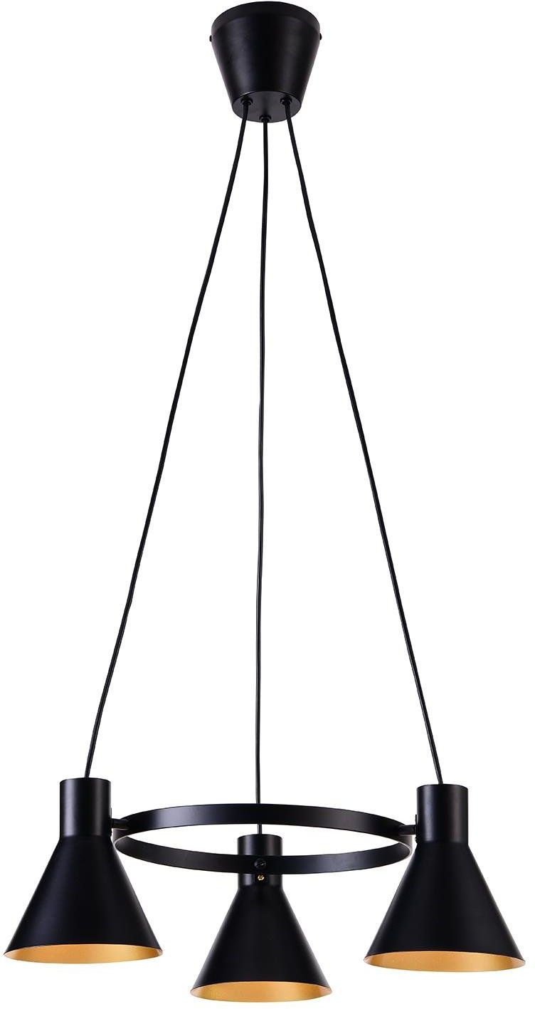 Candellux More lampa wisząca 3x40W czarny mat 33-71156