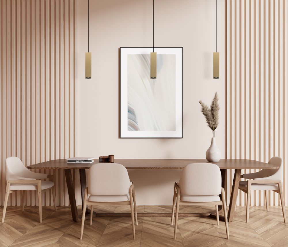 Italux Ander lampa wisząca 1x10 W złota PND-28394-1-GD