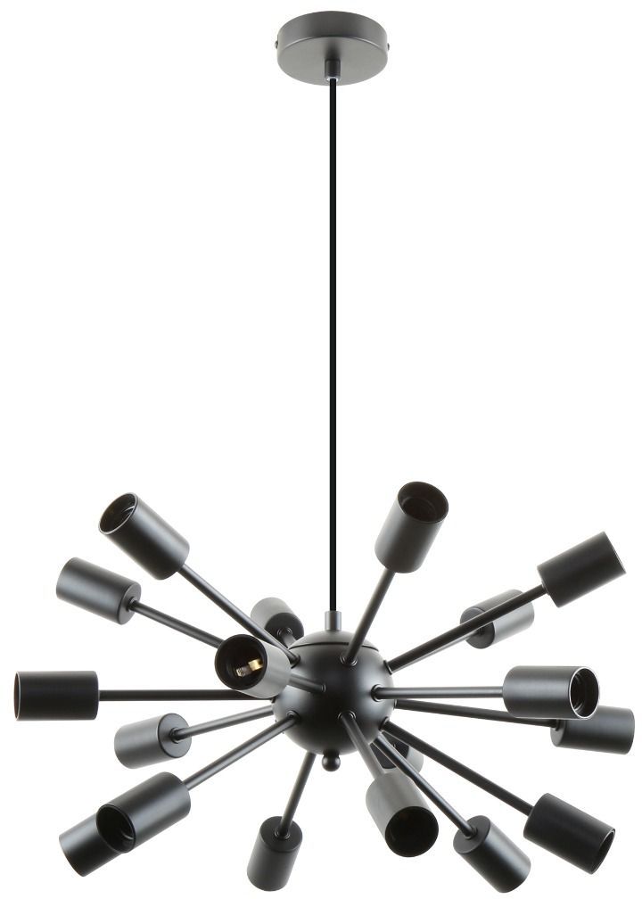 Zuma Line Mandi lampa wisząca 18x40W czarny mat A8181-18-MBK