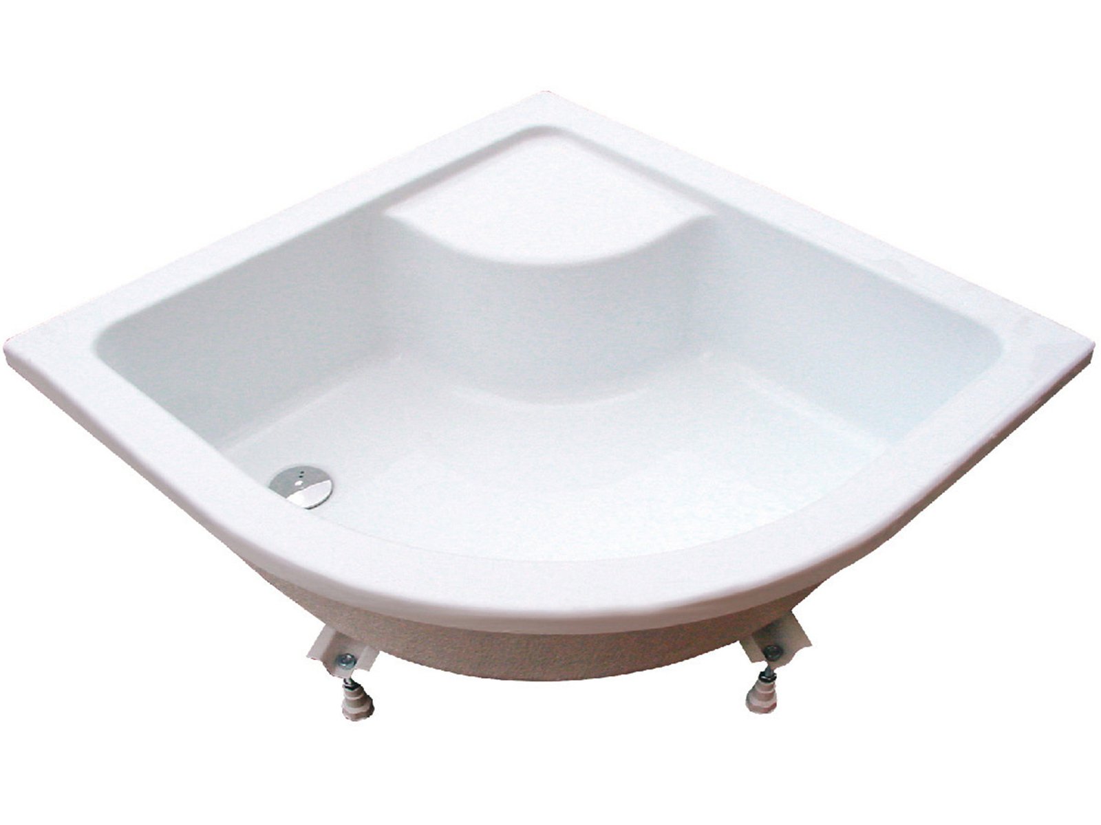 Ravak Sabina brodzik półokrągły 90x90 cm biały GPX11001