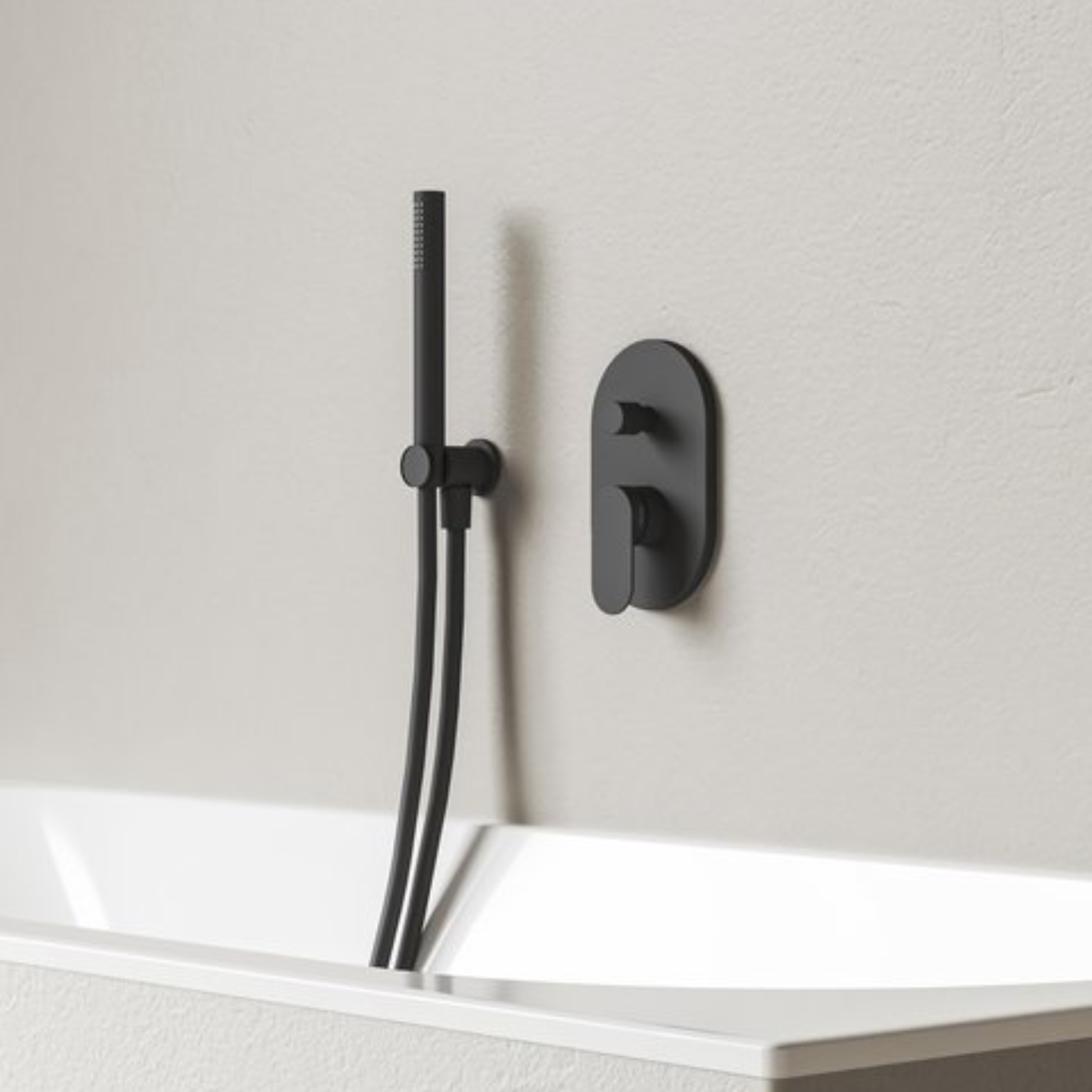 Ravak Chrome II bateria wannowo-prysznicowa podtynkowa czarna X070466