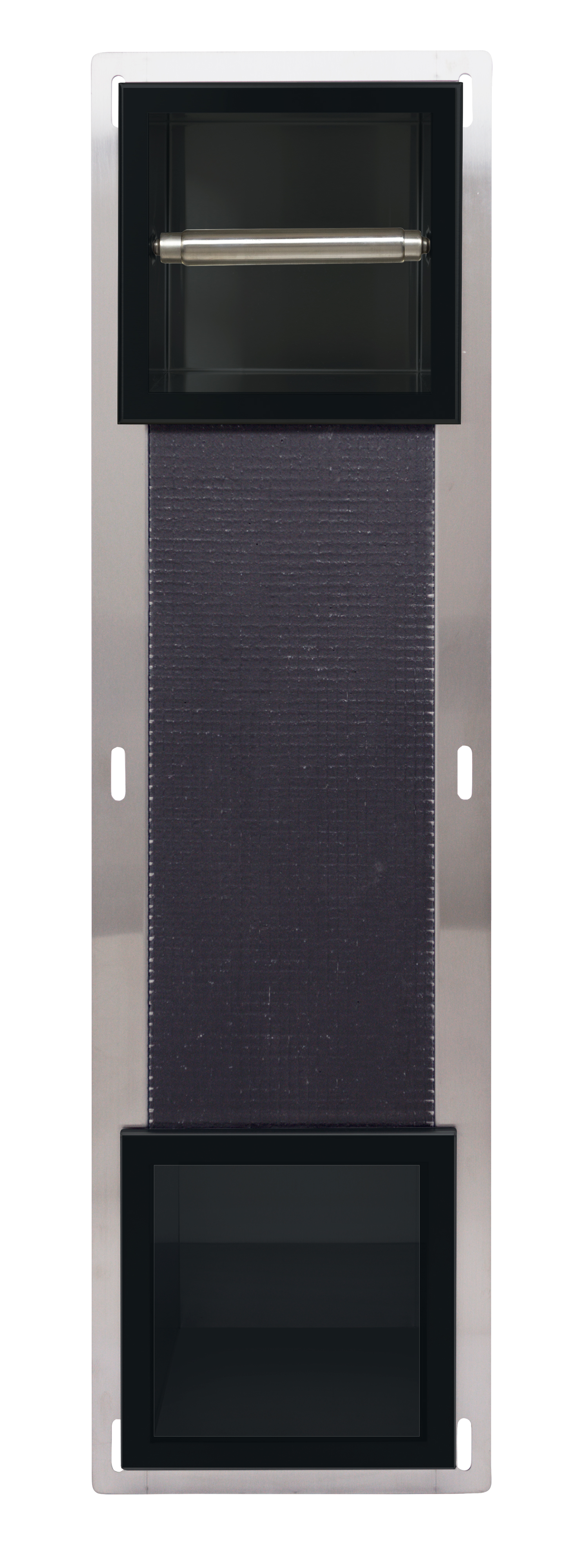 Balneo Wall-Box Paper Black uchwyt na papier toaletowy czarny PB-BL2 - Wysyłka w 24h