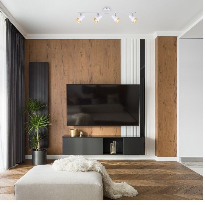 Rabalux Konrad lampa podsufitowa 4x50 W biała 5357