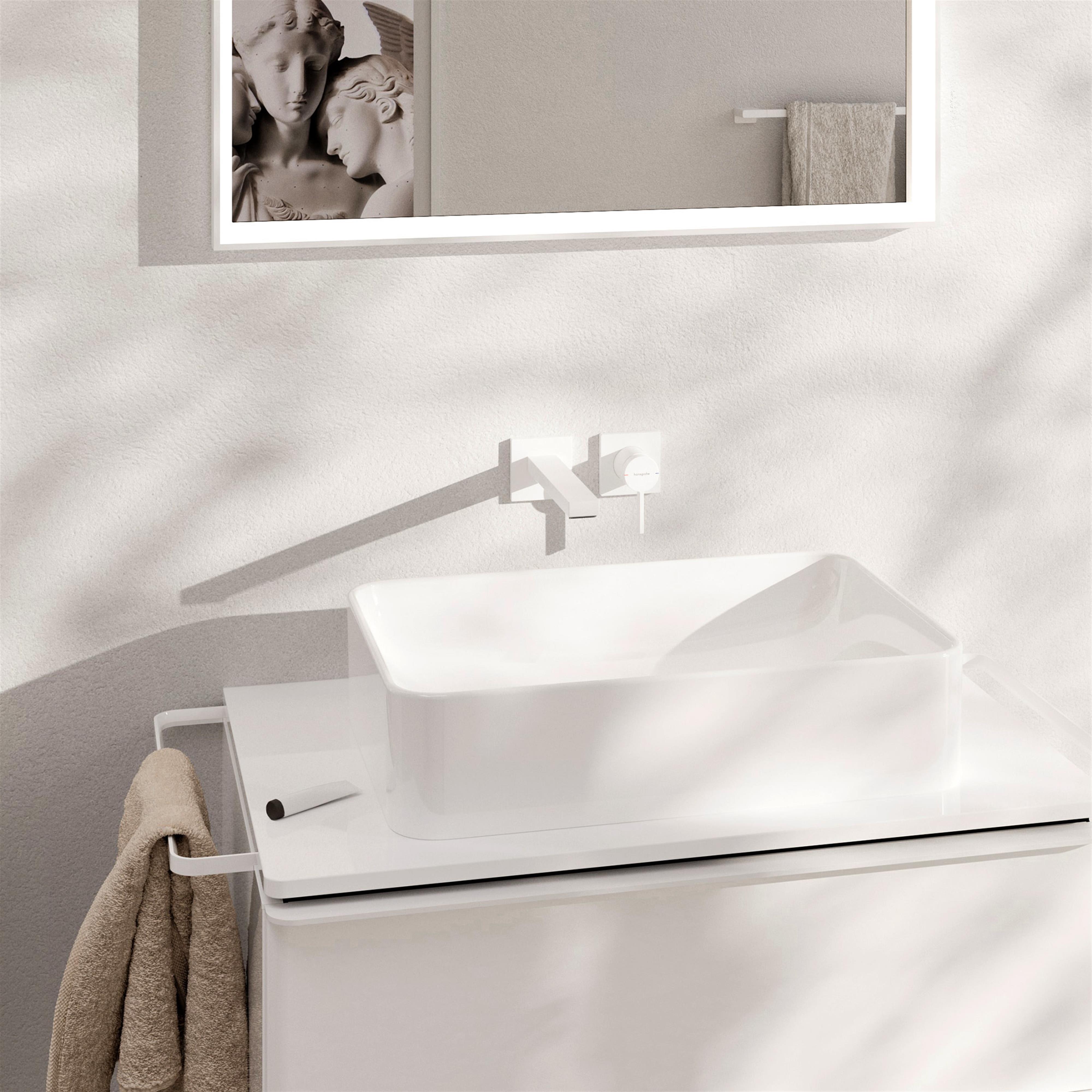 Hansgrohe Tecturis E bateria umywalkowa podtynkowa biała 73051700