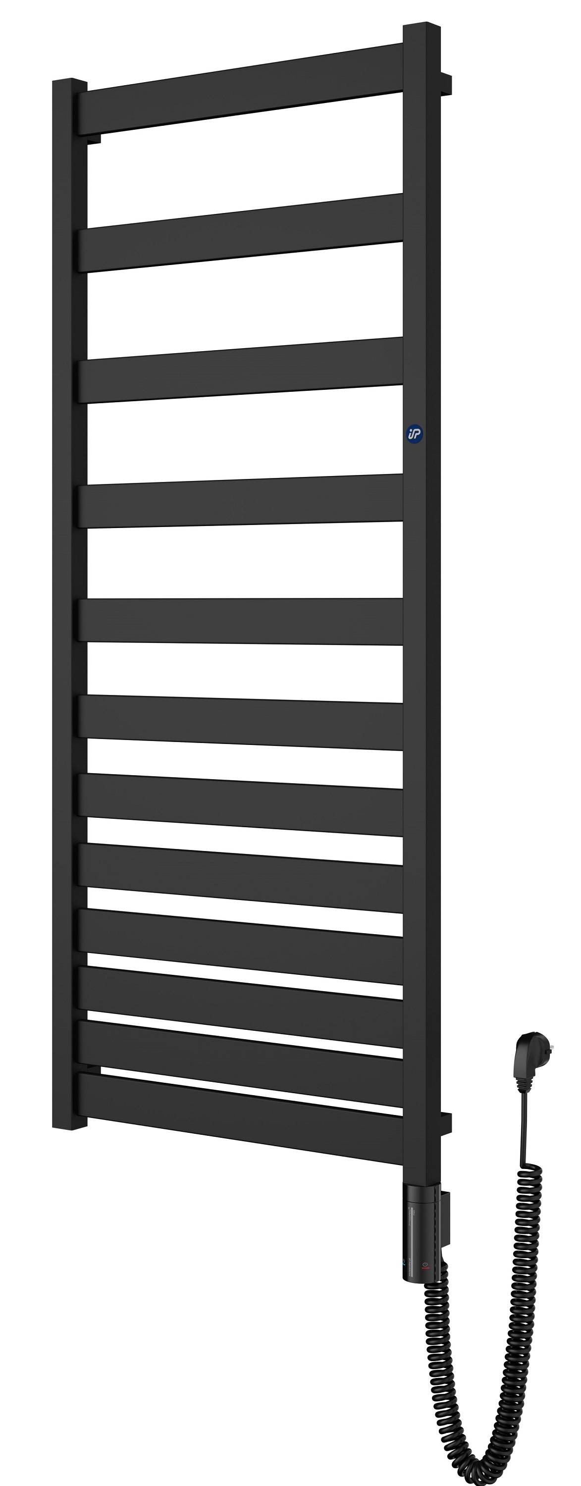 Instal Projekt Belti Electro grzejnik elektryczny 75,3x40 cm czarny BELE-40/80C75+GH-03C2