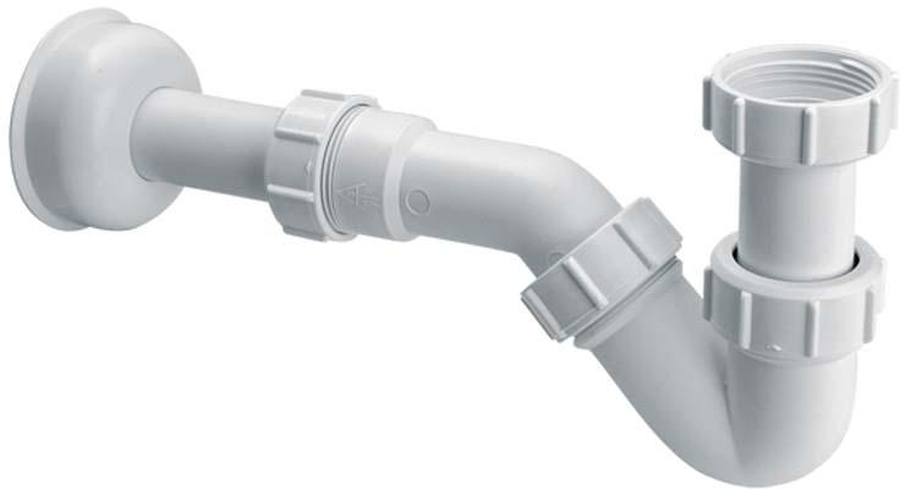 McAlpine syfon do bidetu rurowy biały HC23 - Wysyłka w 24h