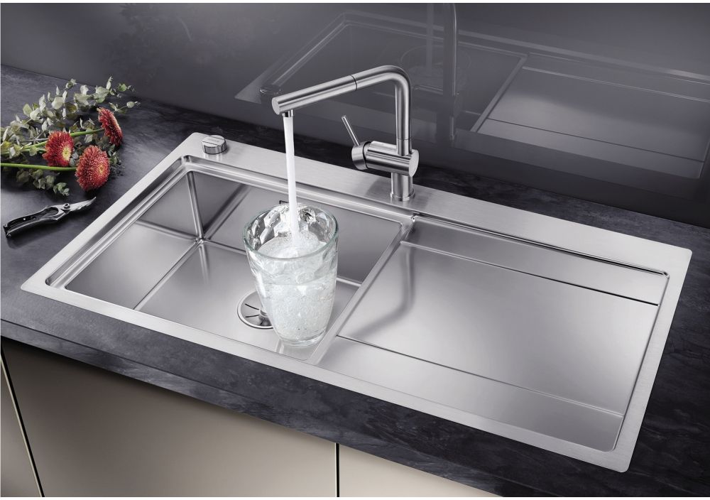 Blanco Divon II 5 S-IF zlewozmywak stalowy 100x51 cm lewy stal polerowana 521659