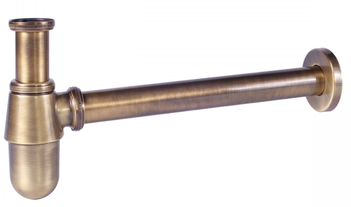 Tres syfon umywalkowy stary mosiądz 034.634.30.LV