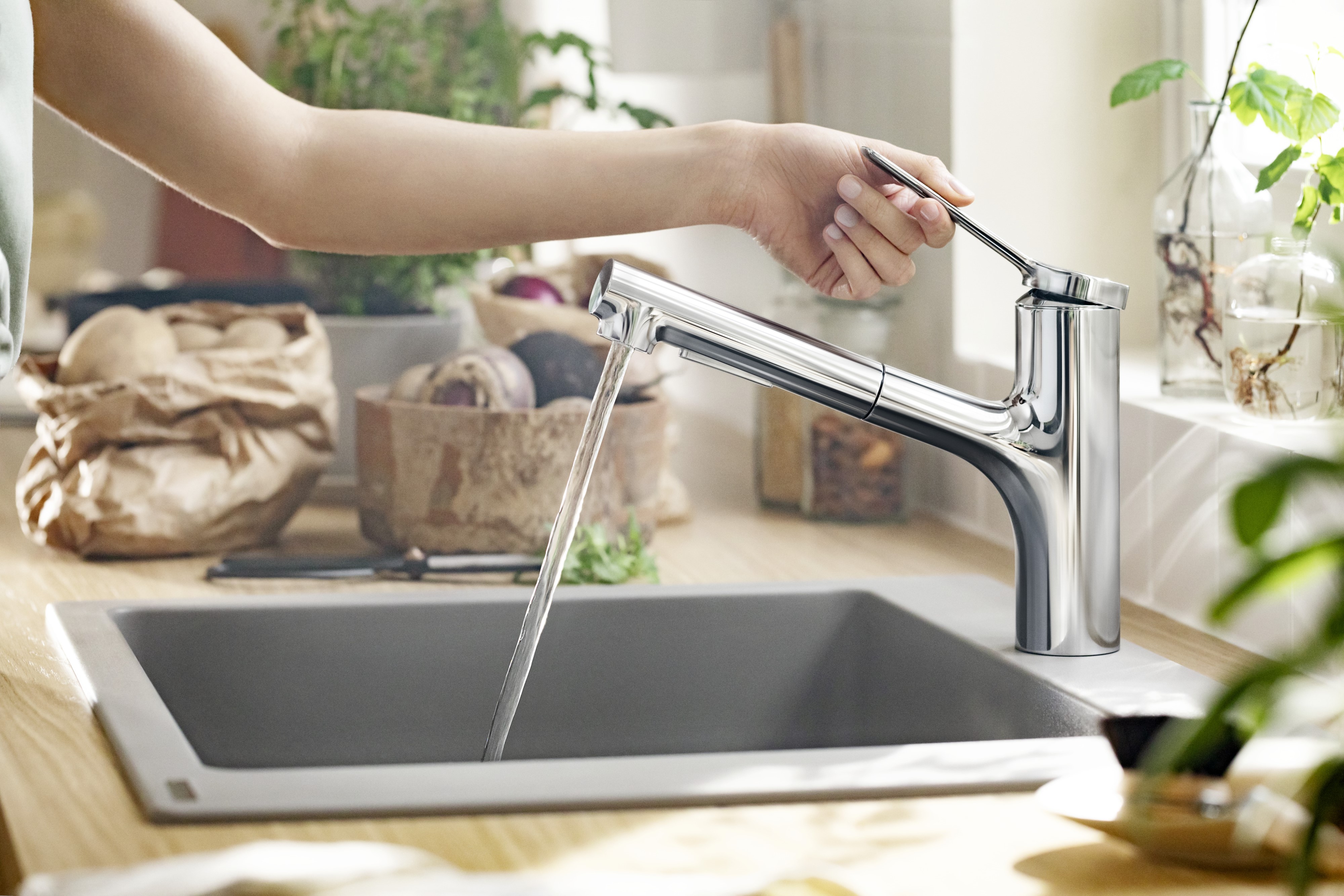 Hansgrohe Zesis bateria kuchenna stojąca chrom 74800000