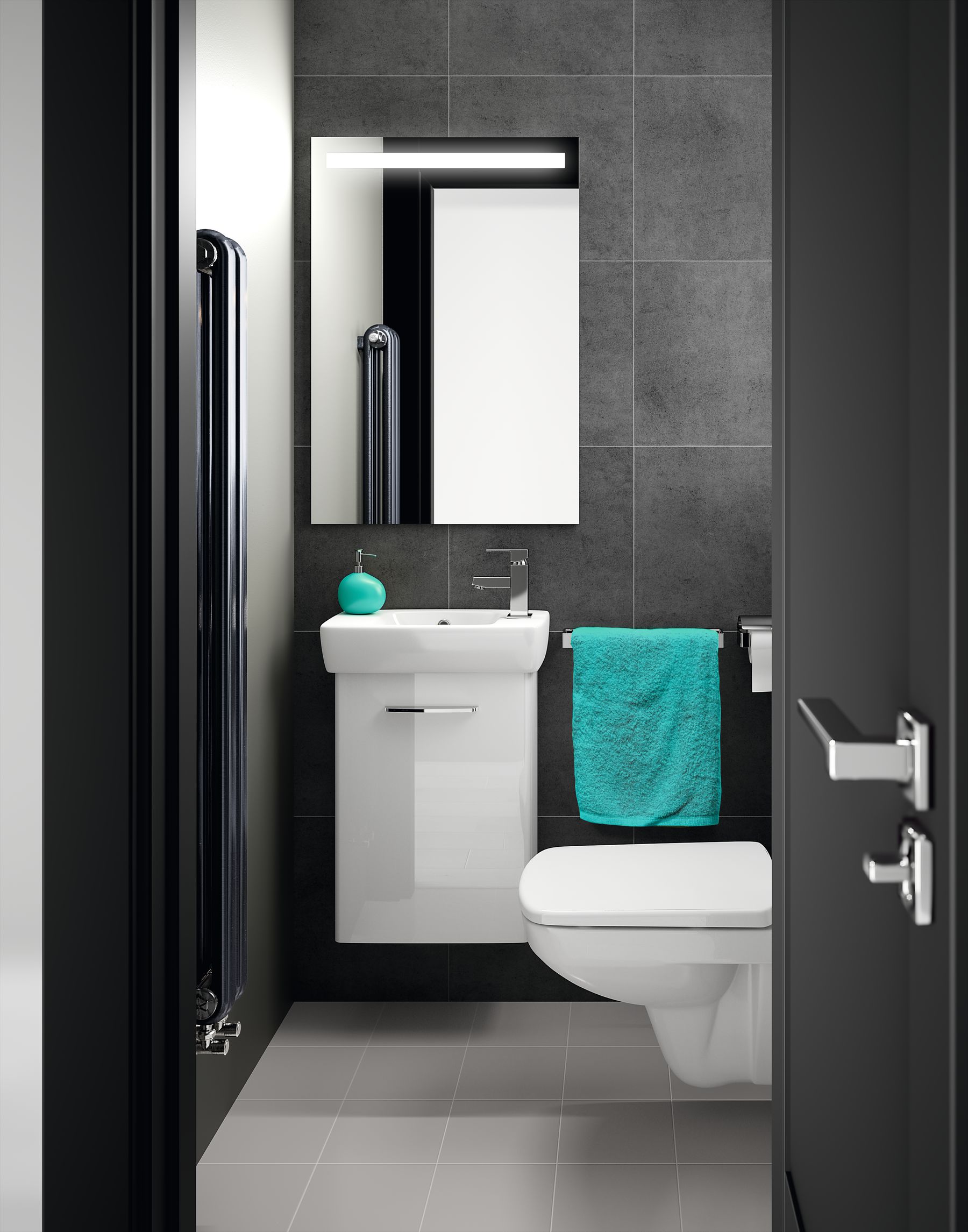 Geberit Selnova Square miska WC wisząca biała 501.504.00.7