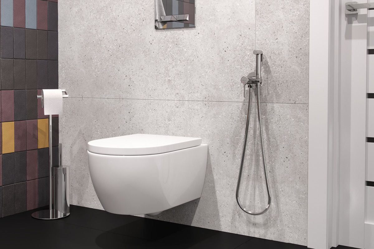 Excellent Pi bateria bidetowa ze słuchawką prysznicową chrom AREX.1204CR - Wysyłka w 24h