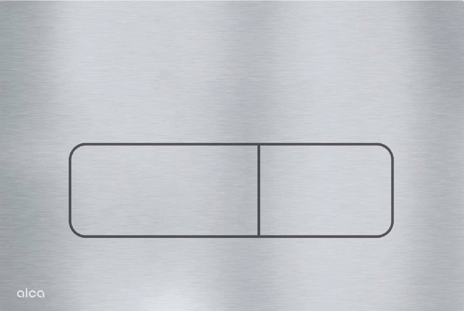 Alca Flat przycisk spłukujący do WC stal MOON-ALUNOX