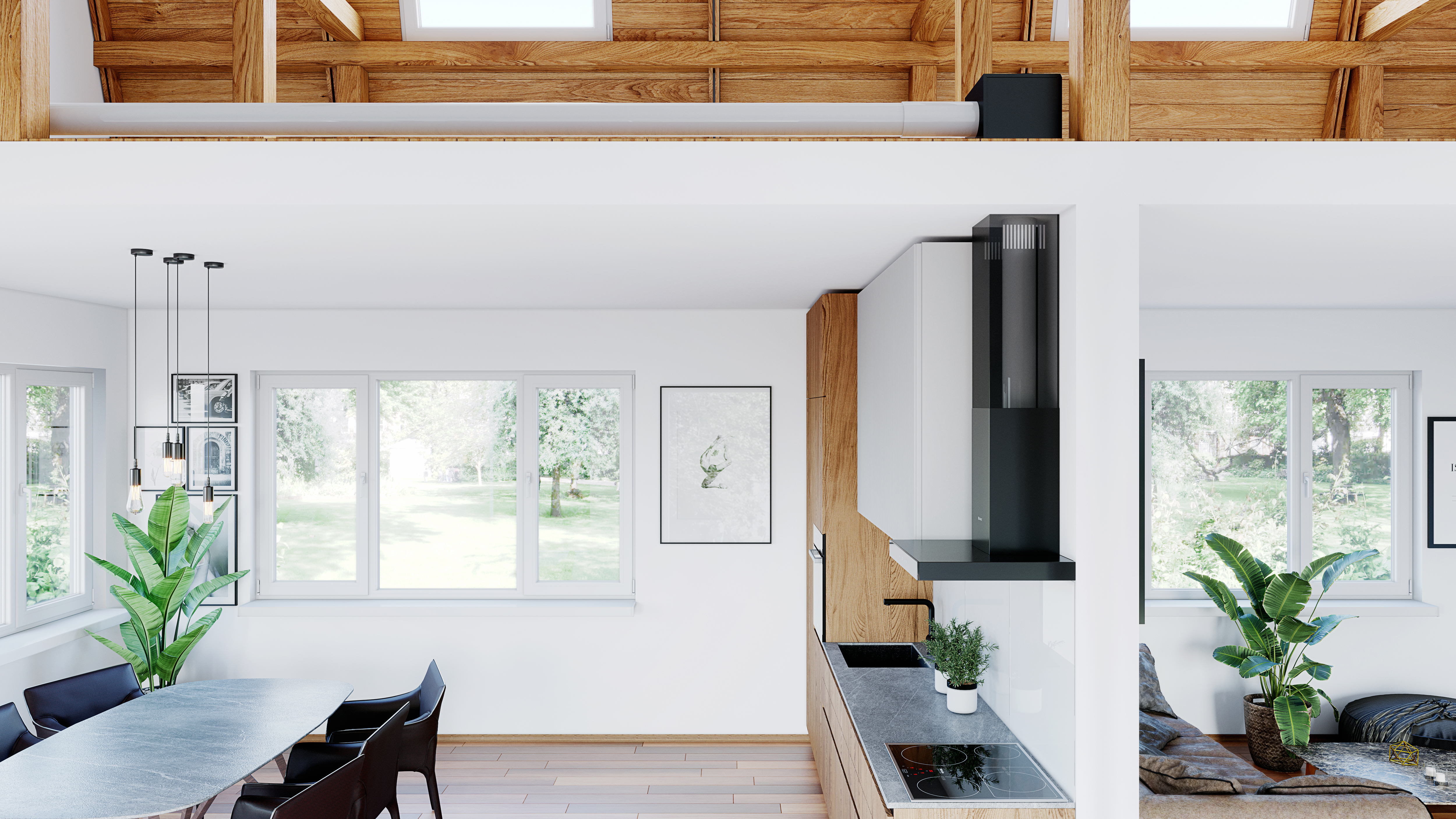 Globalo Design turbina wewnętrzna 31,6 cm czarna TW_3_1 - Wysyłka w 24h