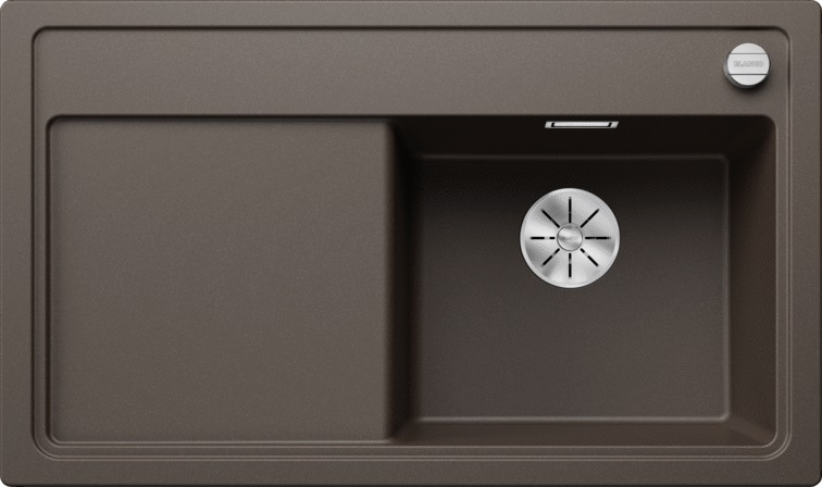 Blanco Zenar 45 S zlewozmywak 86x51 cm z Silgranit PuraDur prawy kawowy 523798