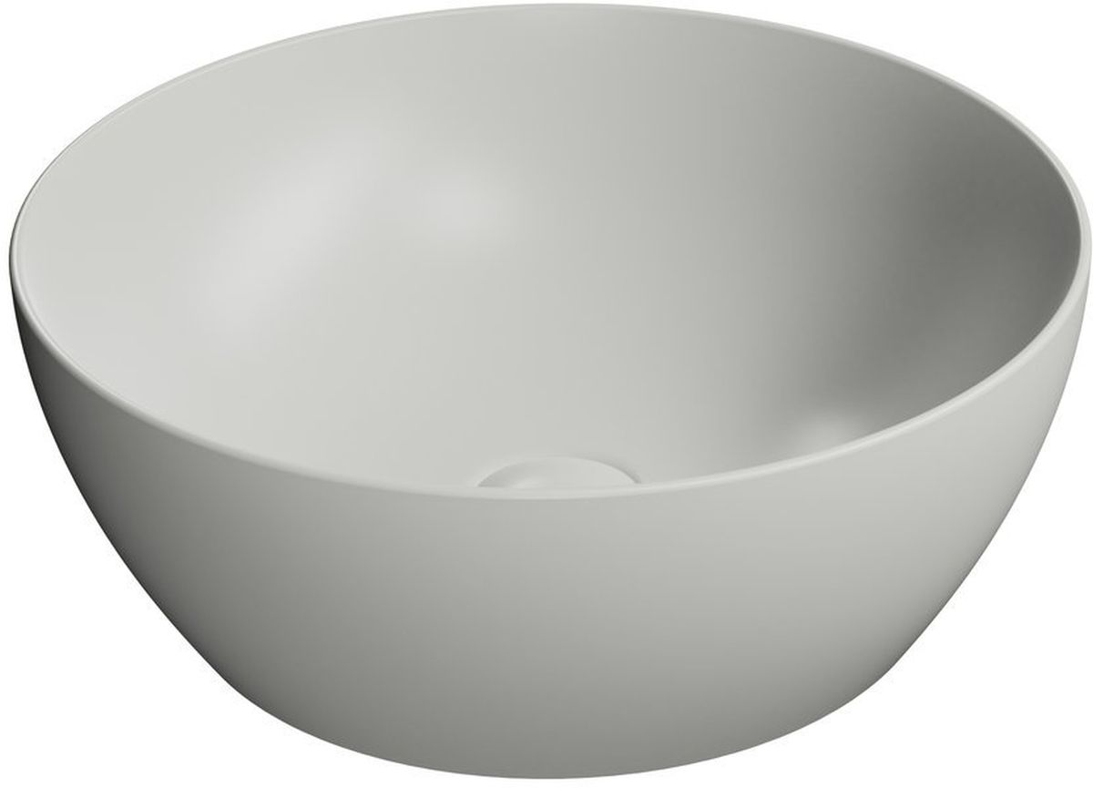 GSI Pura umywalka 42 cm nablatowa okrągła cenere mat 885117