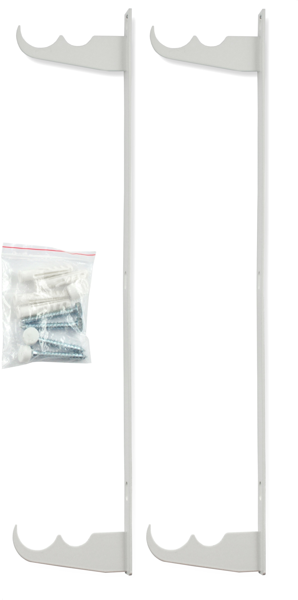 KFA Armatura zestaw zawieszeń do grzejnika aluminiowego biały 864-110-44 - Wysyłka w 24h