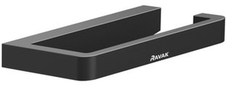Ravak 10° uchwyt na papier toaletowy czarny X07P565