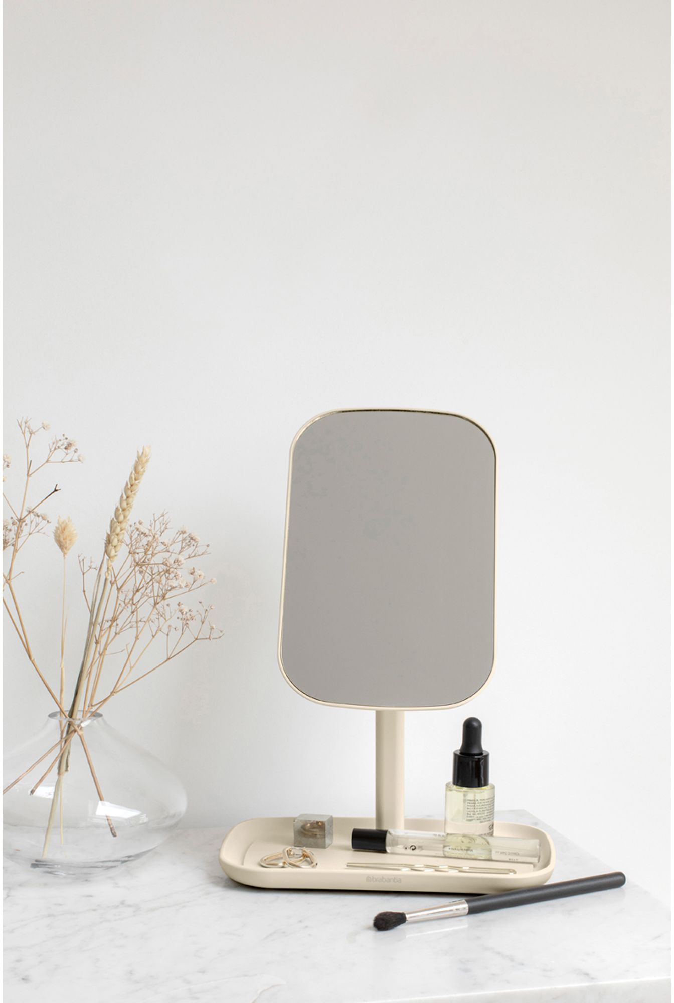 Brabantia ReNew lusterko kosmetyczne 20x28,3 cm prostokątne beżowy 223488