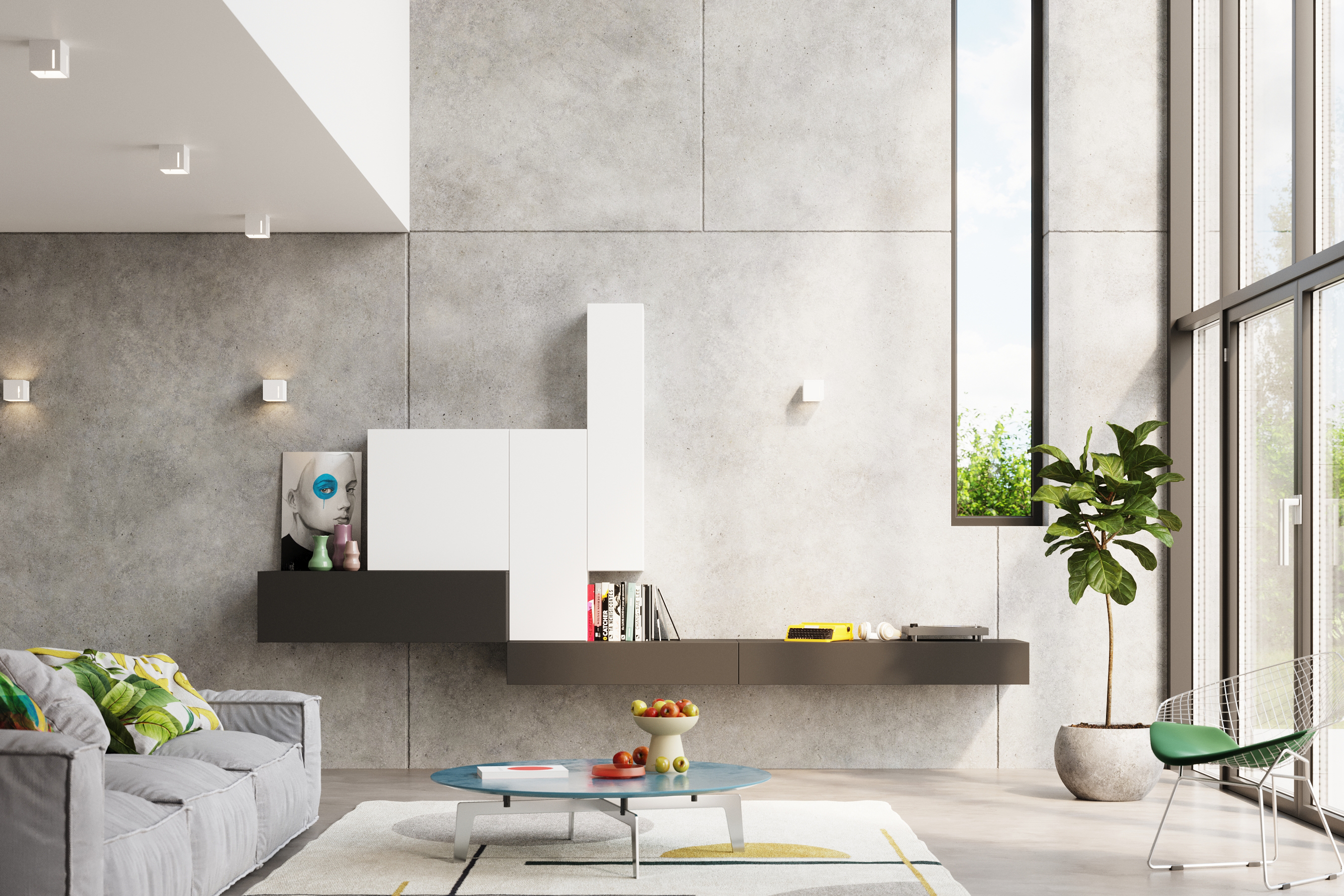 Sollux Lighting Pixar lampa podsufitowa 1x40W biała SL.0398