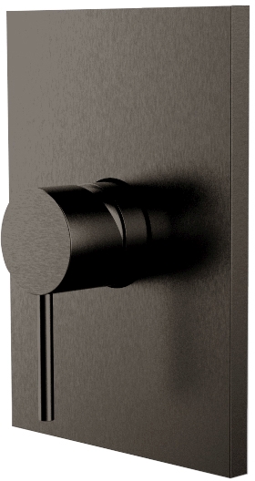 Herzbach Design iX PVD bateria prysznicowa podtynkowa czarny 21.130555.2.40