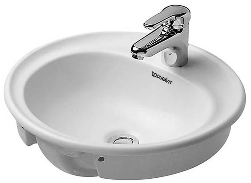 Duravit Manua umywalka 48 cm wpuszczana okrągła biała 5220480000