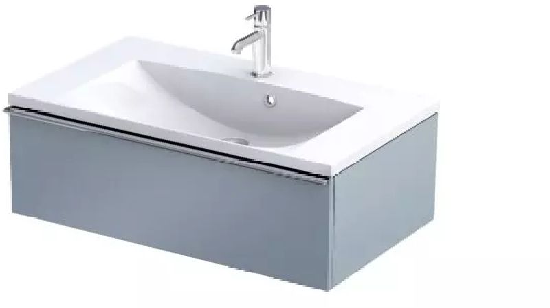 Oristo Etna szafka80 cm podumywalkowa wisząca niebieski mat OR52-SD1S-80-16