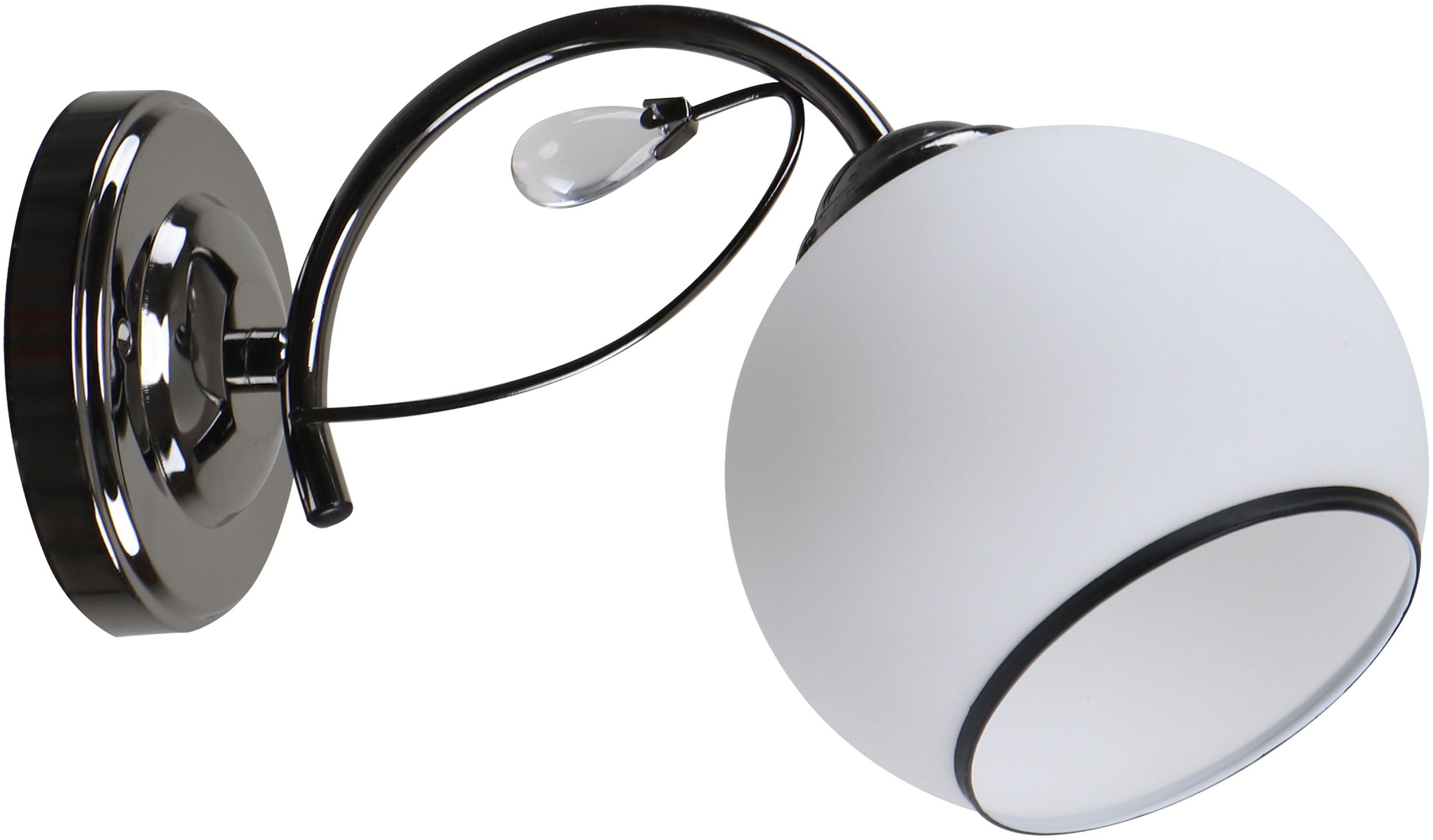 Candellux Graphite kinkiet 1x40W czarny/biały 21-22516