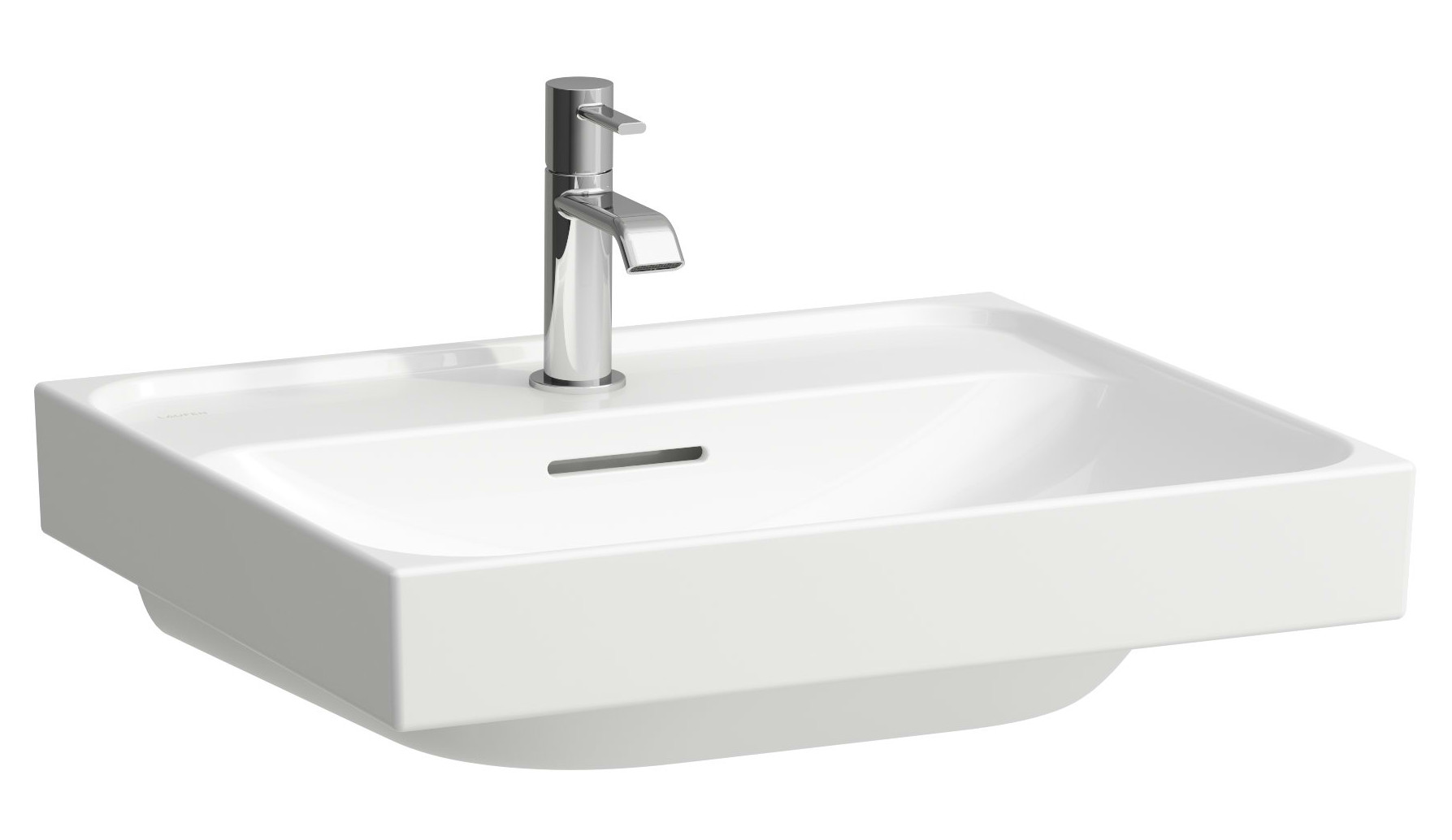 Laufen Meda umywalka 55x46 cm prostokątna ścienna biała H8161120001041
