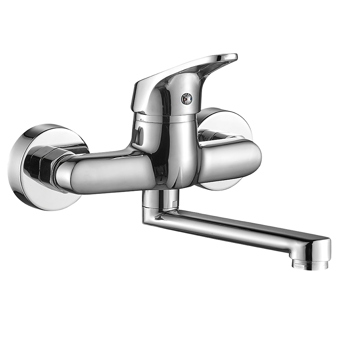 Kuchinox Oris bateria umywalkowa ścienna chrom BQO050D