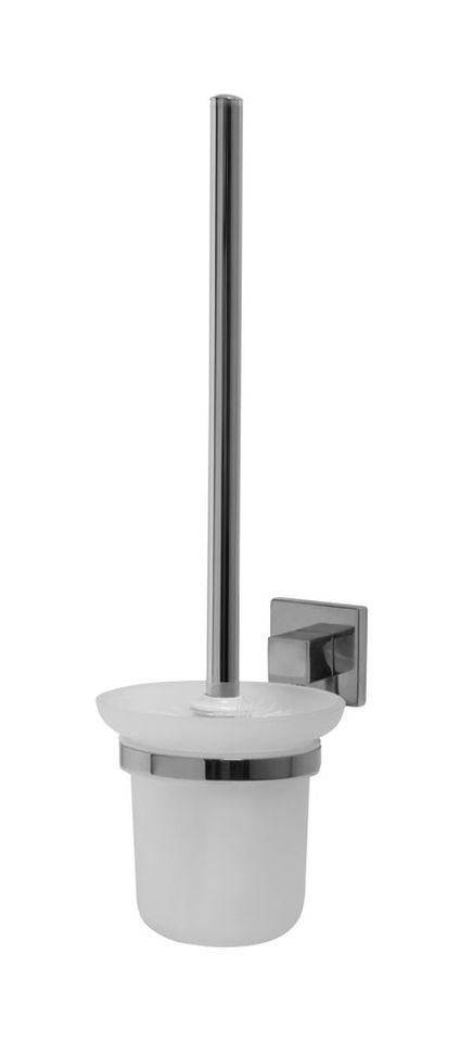 BISK Arktic szczotka toaletowa ścienna chrom-szklana 01475 - Wysyłka w 24h