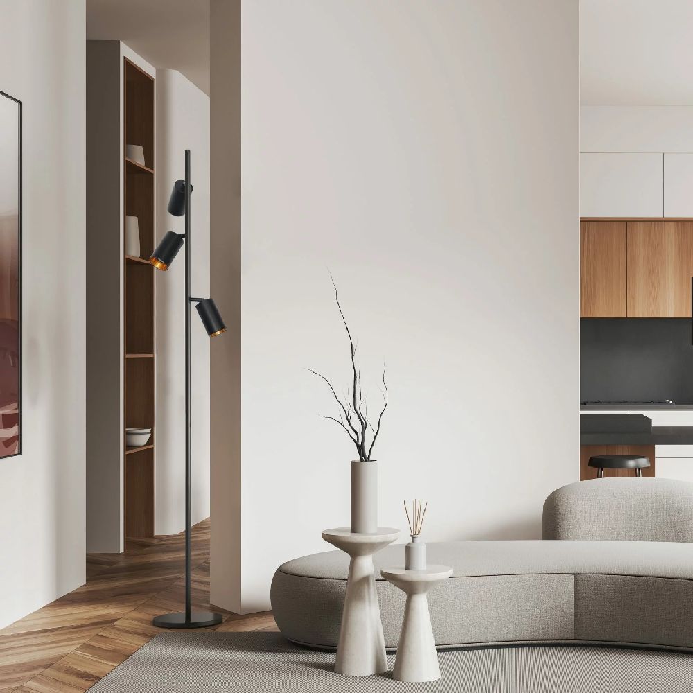 Goldlux Maribel lampa stojąca 3x12 W czarna 326577 - Wysyłka w 24h