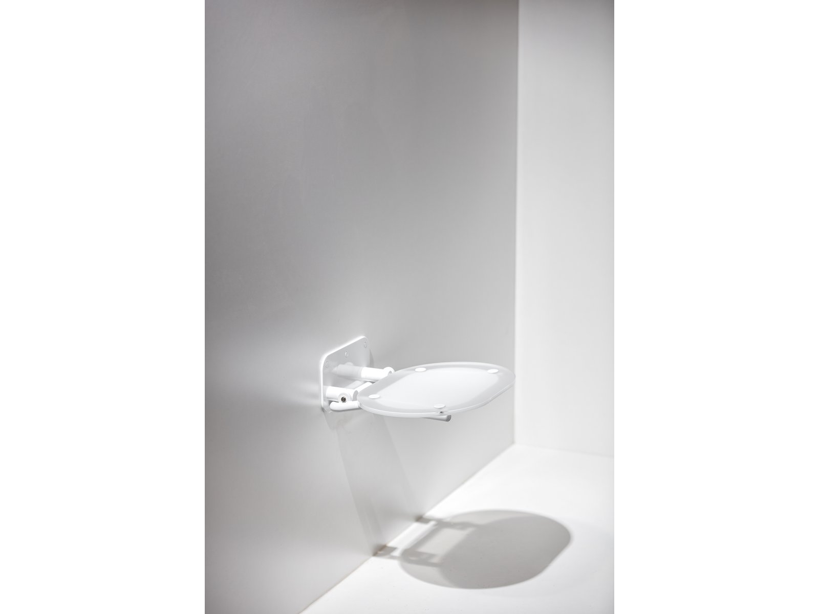 Ravak Chrome siedzisko prysznicowe białe clear B8F0000028