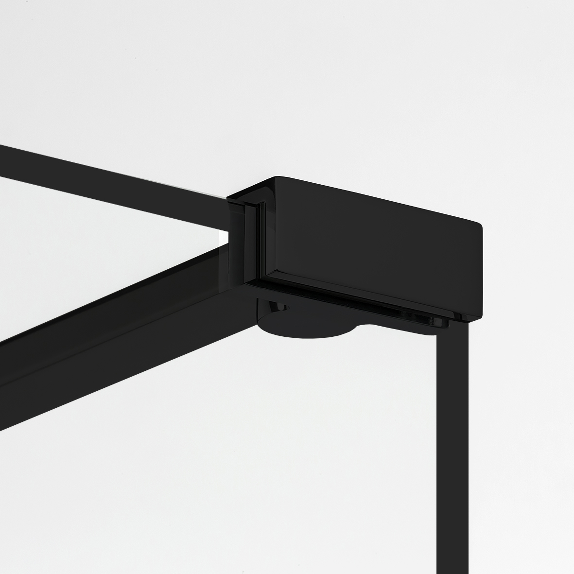 New Trendy New Modus Black kabina prysznicowa walk-in 150x90 cm prostokątna czarny mat/szkło przezroczyste EXK-0122 - Wysyłka w 24h