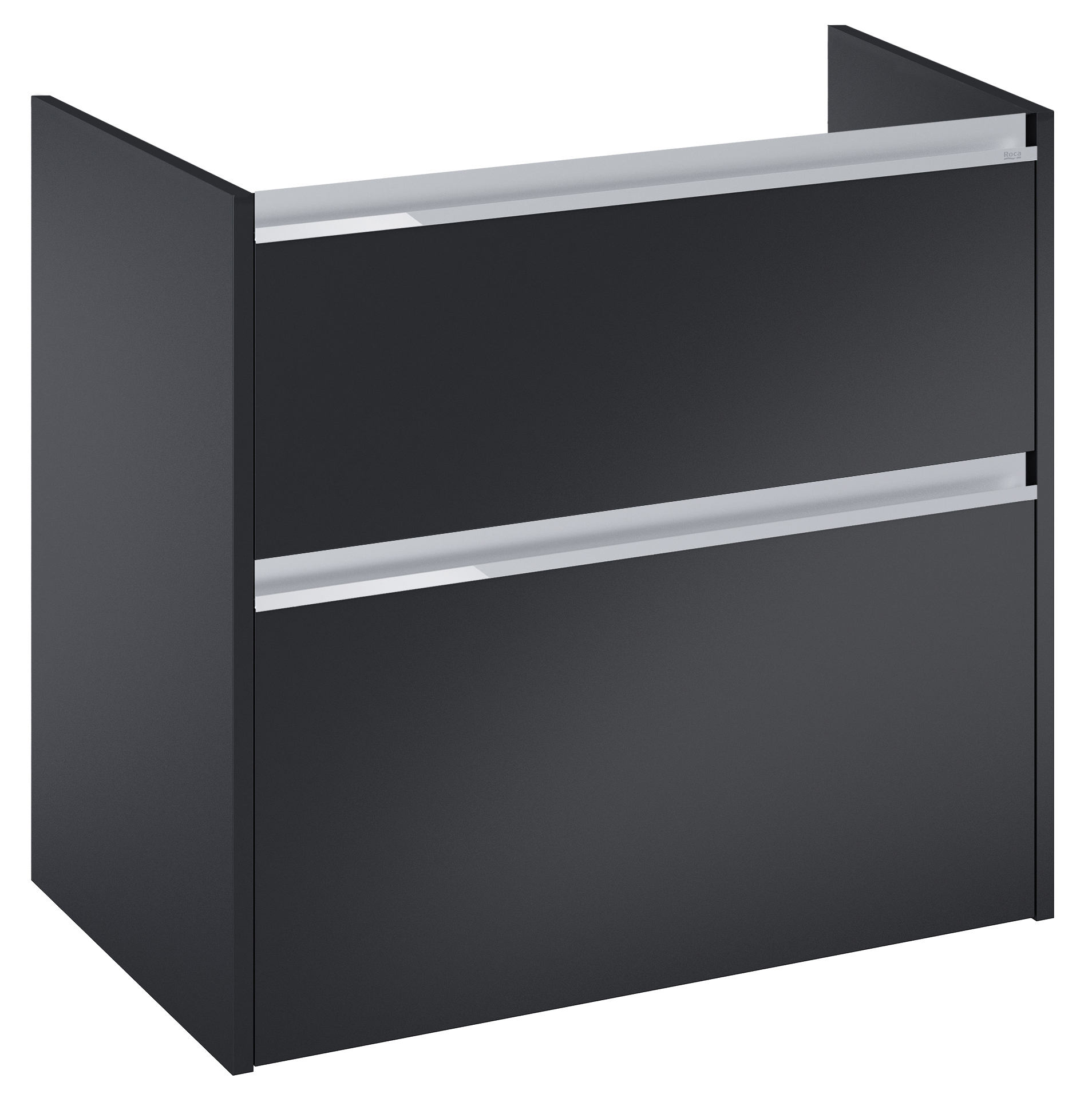 Roca Gap Pro szafka 68,5x37,6x63,5 cm podumywalkowa wisząca czarny mat A857909532