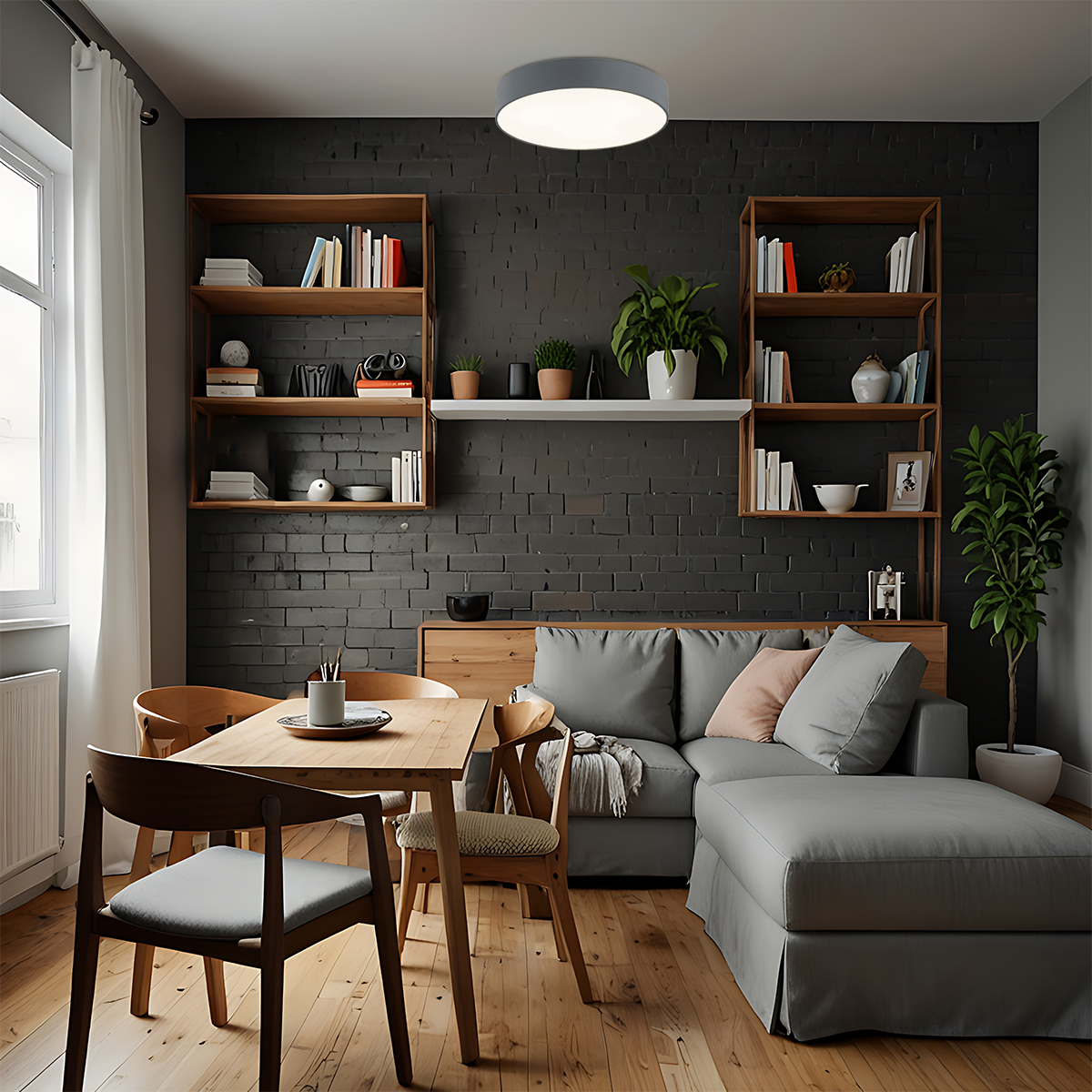 Argon Darling plafon 5x15W szary 2083