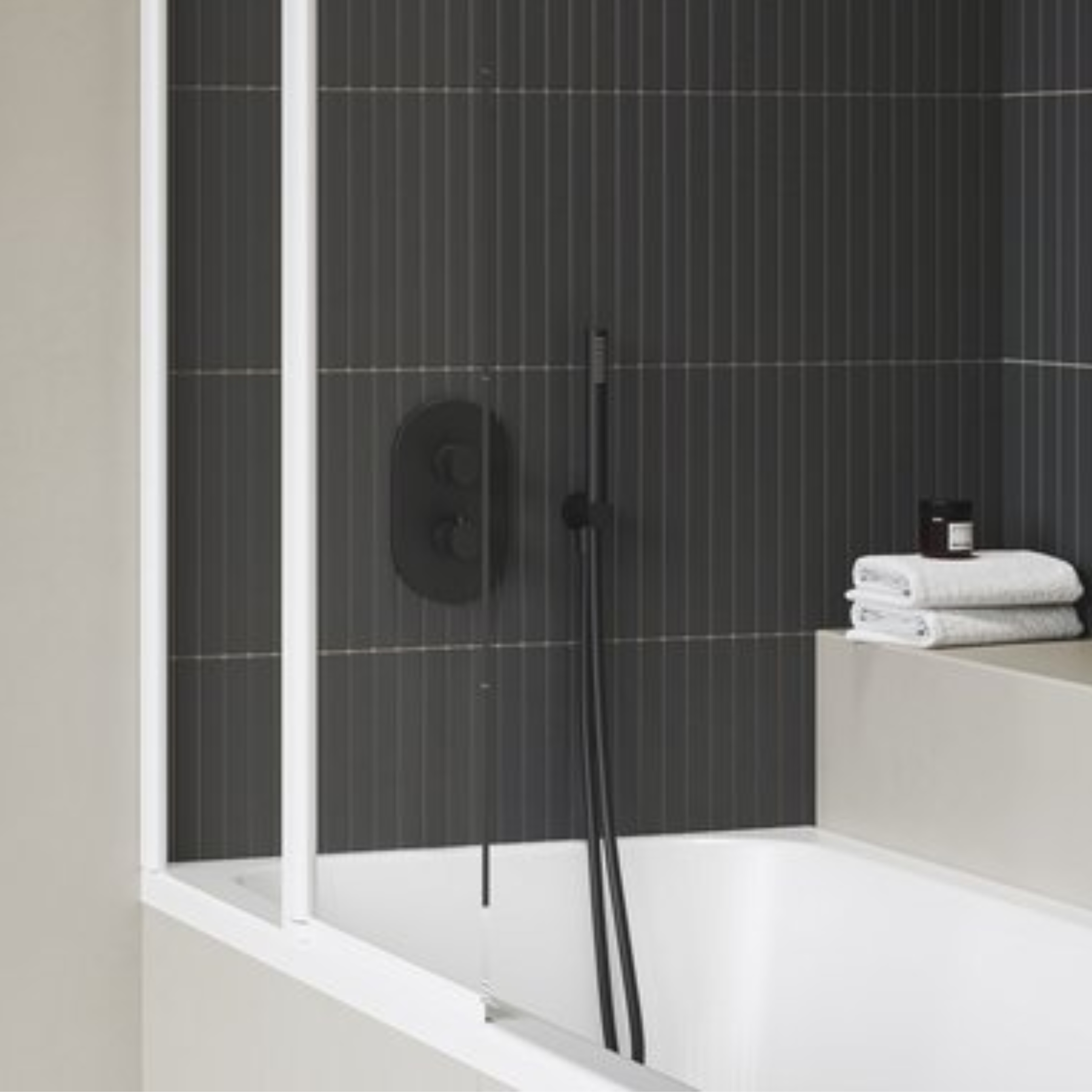 Ravak Chrome II bateria wannowo-prysznicowa podtynkowa termostatyczna czarna X070467