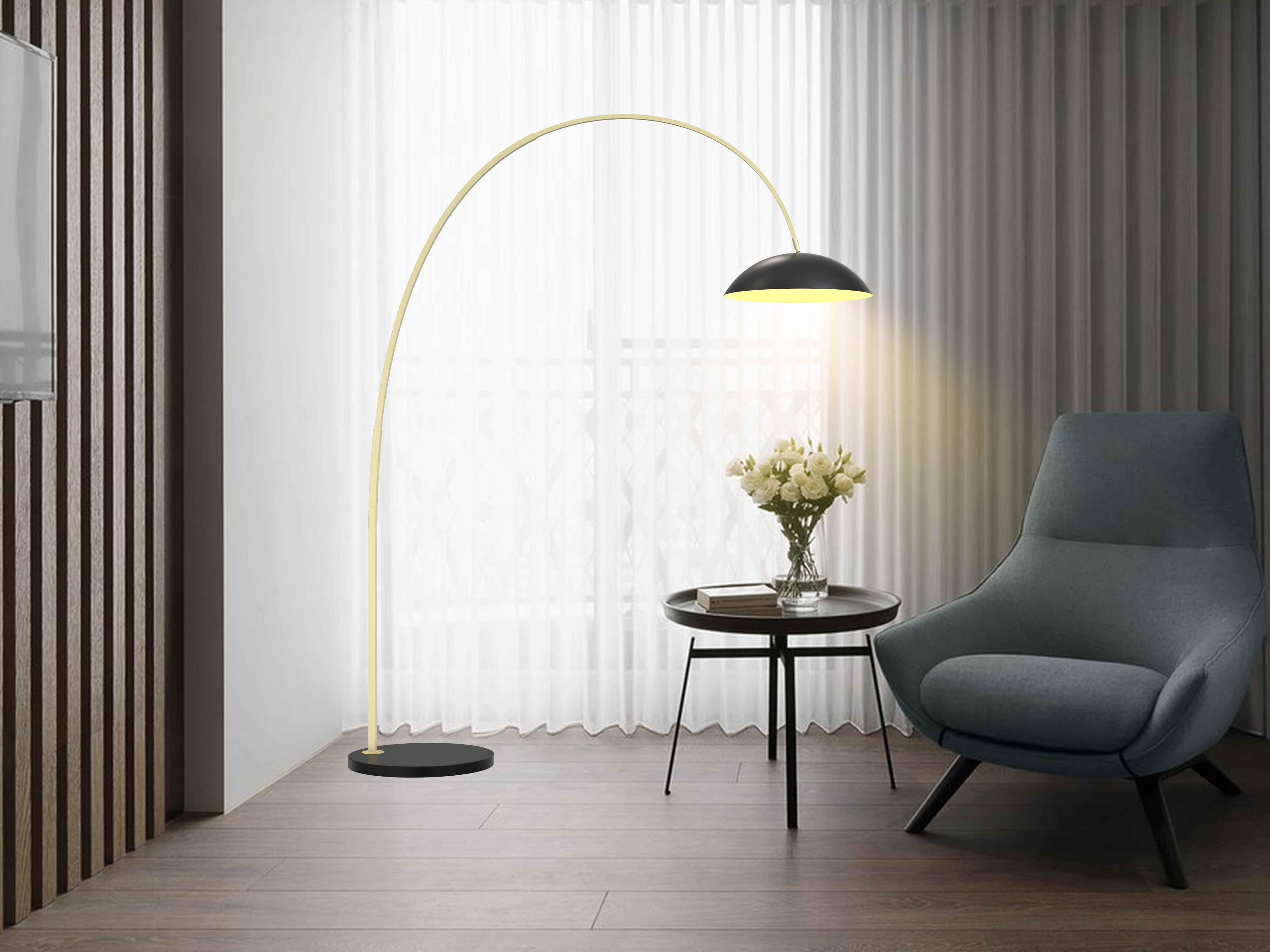 Aviano Rosskoff lampa stojąca 1x21 W czarna 3001-104