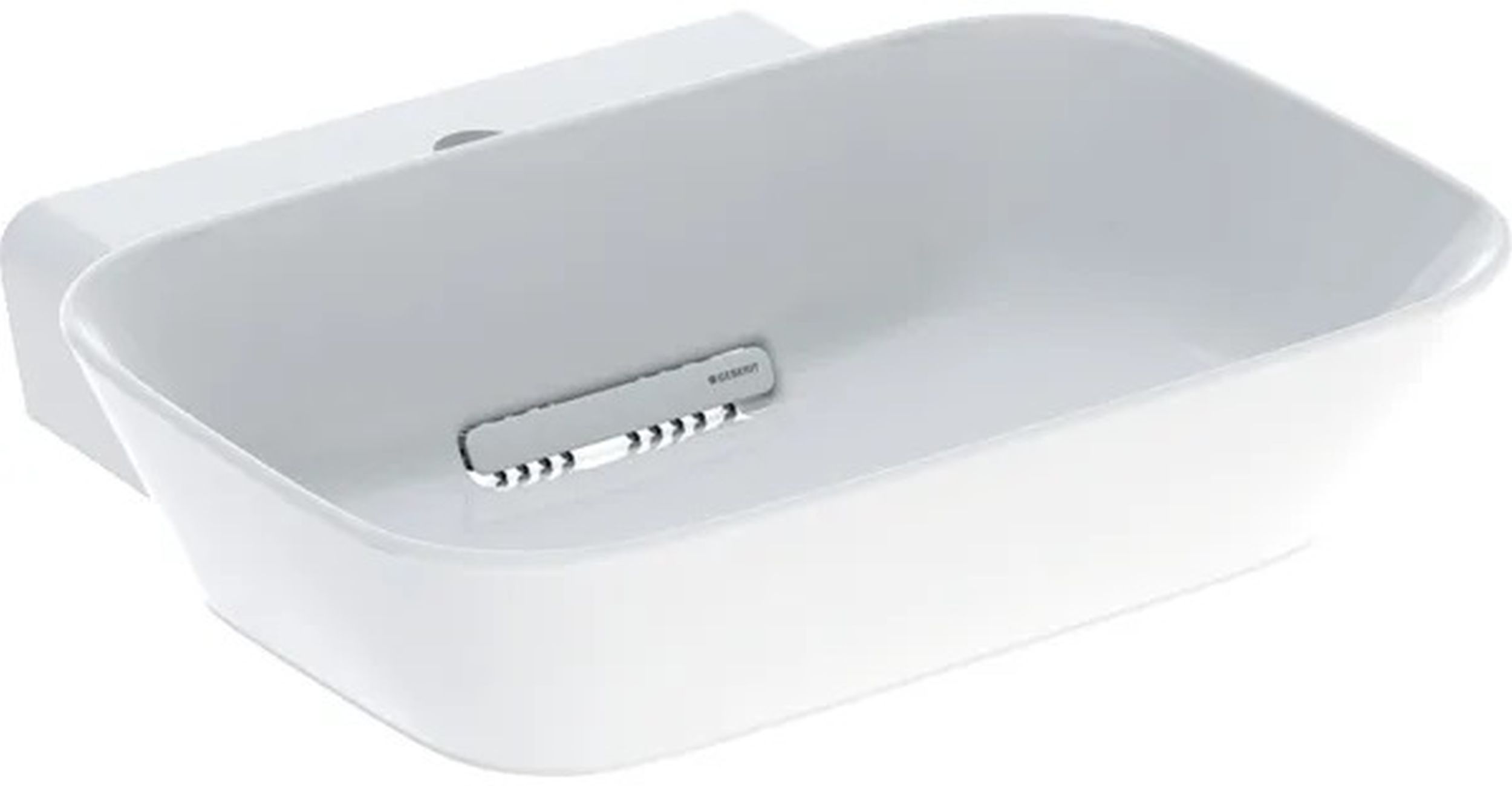 Geberit One umywalka 50x42,5 cm nablatowa prostokątna KeraTect biały 505.051.00.1