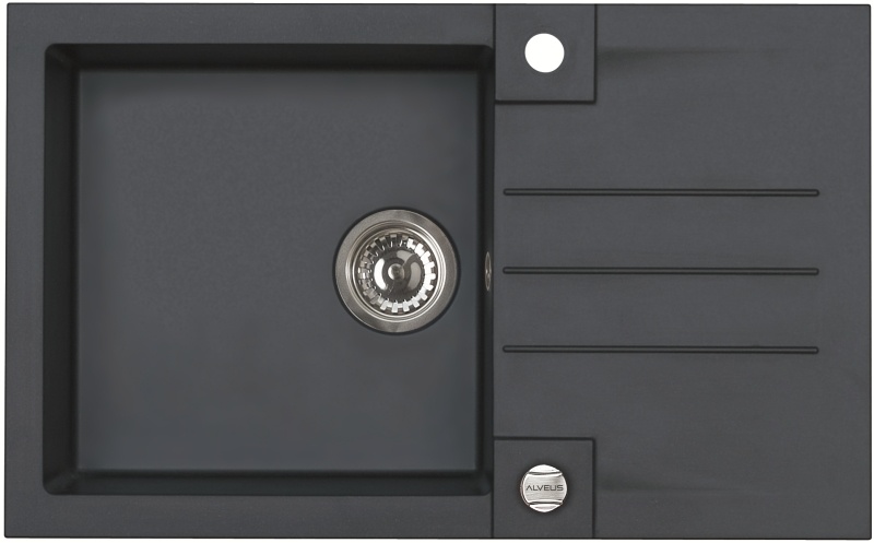 Alveus Rock 130 zlewozmywak 1-komorowy 78x48 cm Granital Plus twilight-G05M 4203005