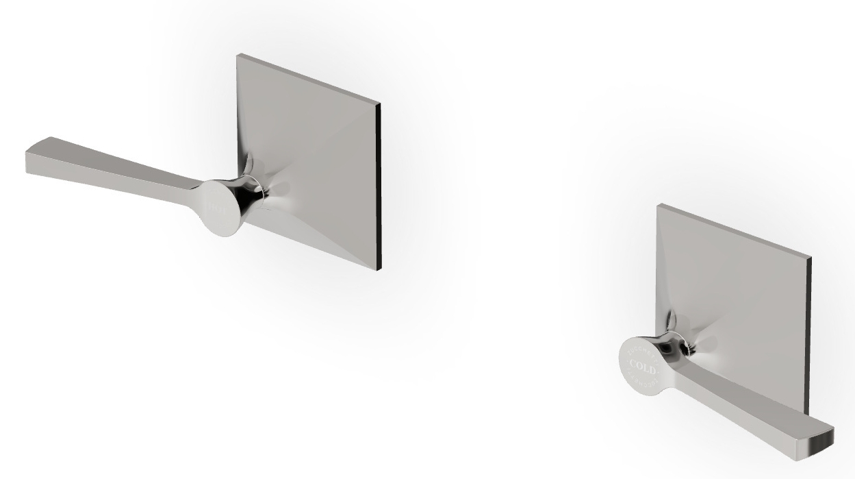 Zucchetti Bellagio bateria prysznicowa podtynkowa nikiel błyszczący ZB2738.C8