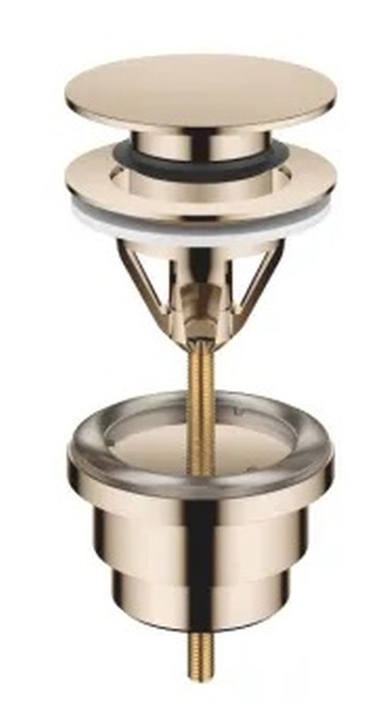 Dornbracht zestaw odpływowy z korkiem okrągły z przelewem szampański 10125970-47