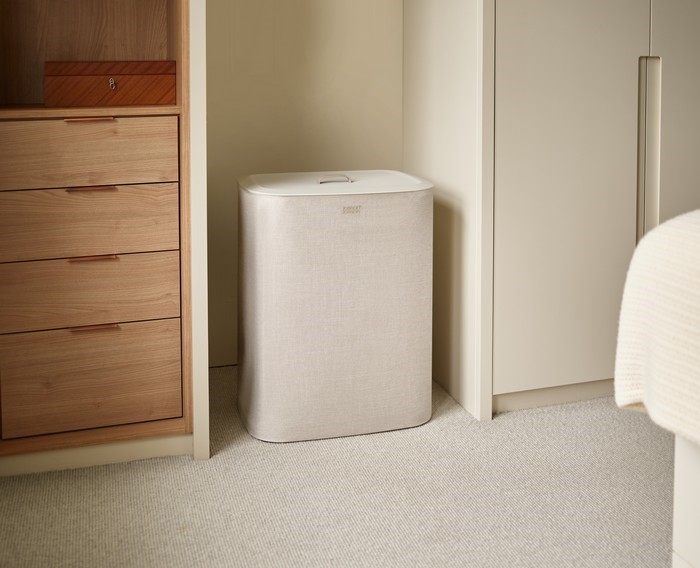 Joseph Joseph Tota kosz na bieliznę i pranie 90 l podwójny ecru 50020