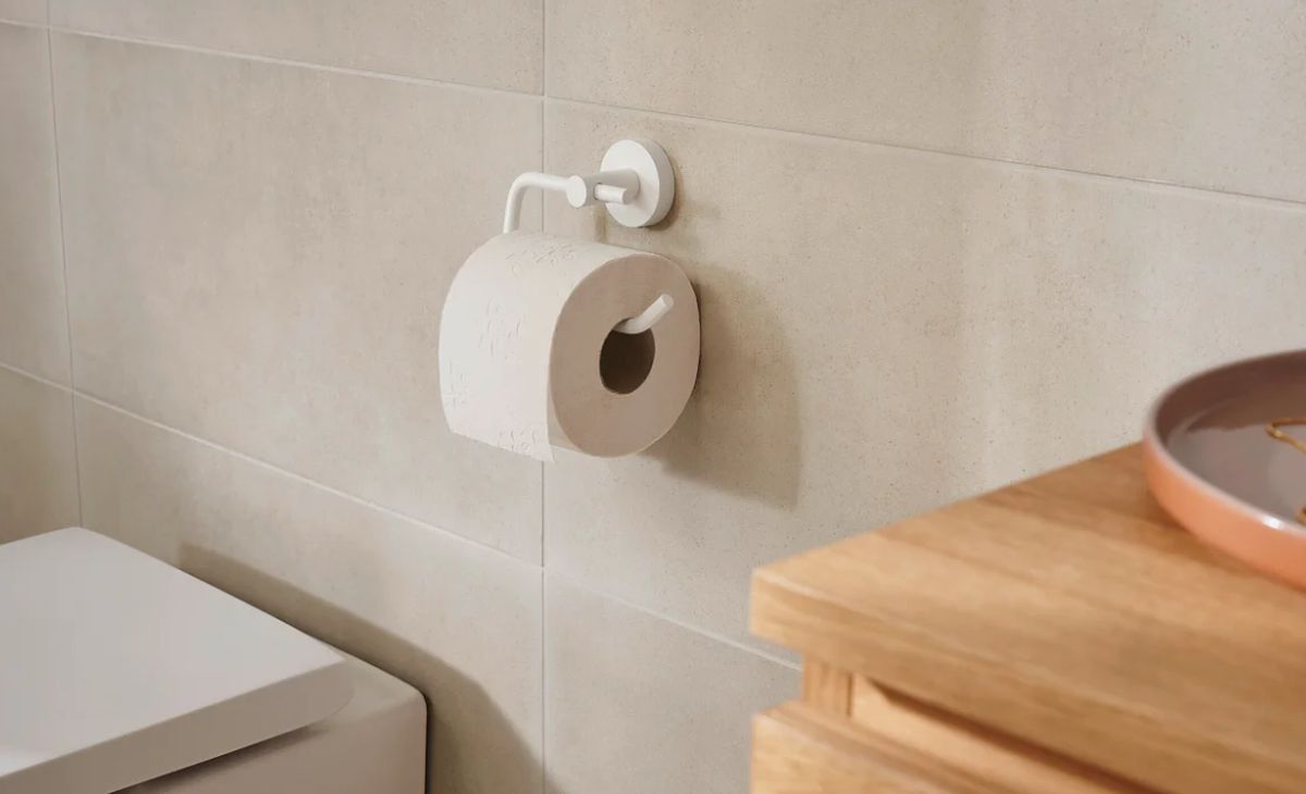 Tesa Moon uchwyt na papier toaletowy biały 40570-00000-00