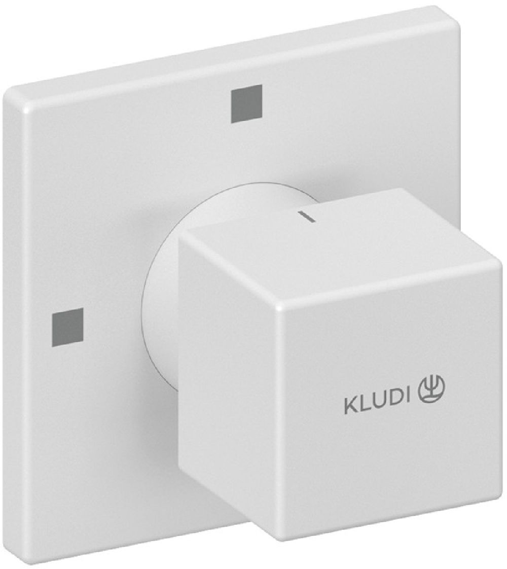 Kludi Decus element zewnętrzny zaworu podtynkowego biały mat 548465375