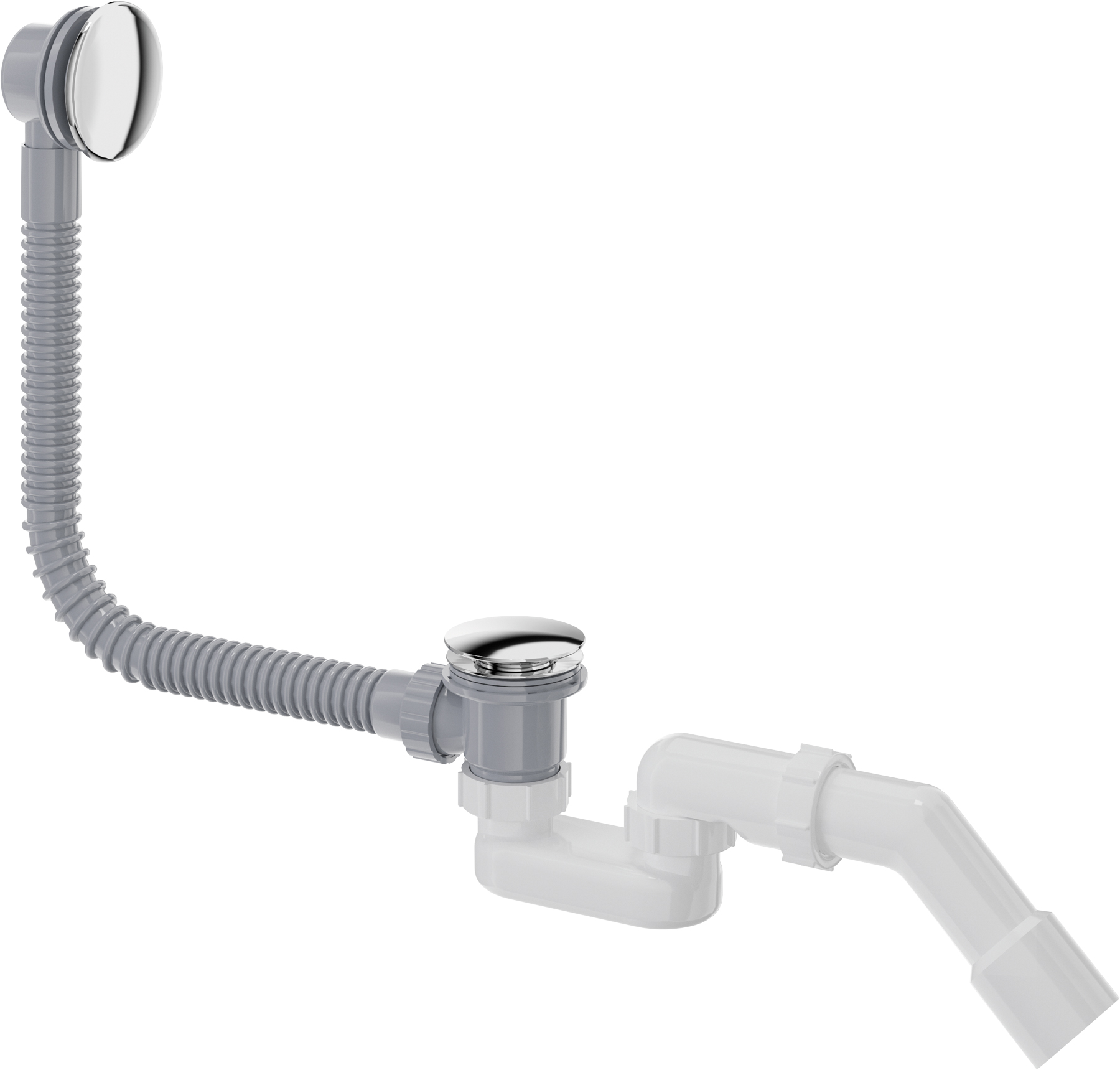 Deante Prizma syfon do wanny chrom NHC_057B