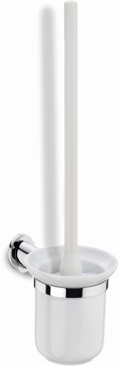 Kela Makira szczotka toaletowa z pojemnikiem ceramika/chrom 20269 - Wysyłka w 24h