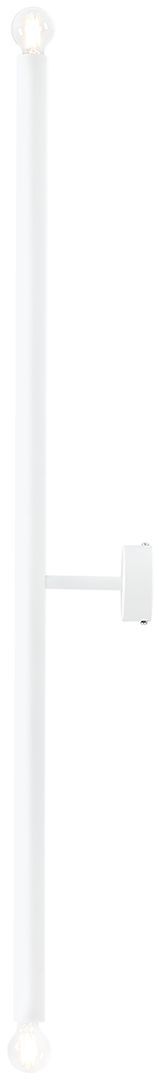 Aldex Tubo 2 L kinkiet 2x40W biały 1072D_L